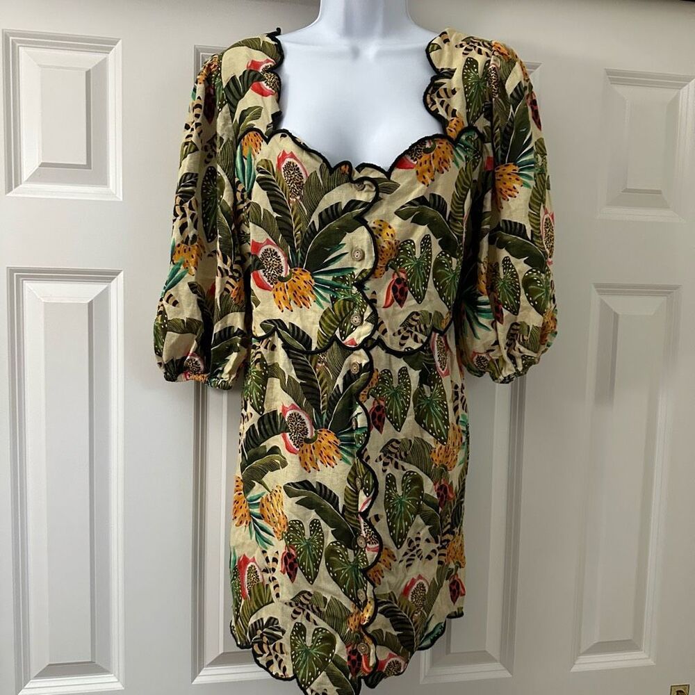 FARM Rio Tropical Print Mini Dress - Picture 2 of 9